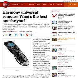 Harmony universal remotes: What's the best one for you?