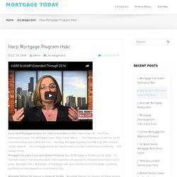 Harp Mortgage Program Hsbc