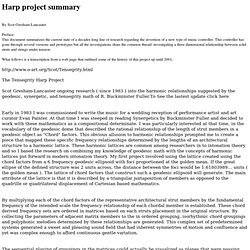 Harp project summary