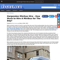 Harpenden Minibus Hire - How Much to Hire A Minibus for The Day?