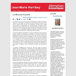 Jean-Marie Harribey » Blog Archive » Le FMI écrase l'humanité