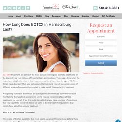 How Long Does BOTOX in Harrisonburg Last? - Shenandoah Women's Healthcare & Spa
