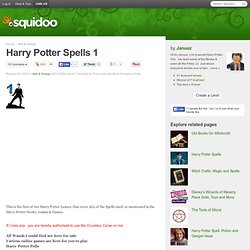 Harry Potter Spells 1