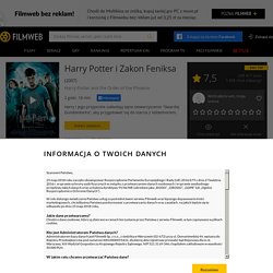 Harry Potter i Zakon Feniksa (2007) - filmweb.pl