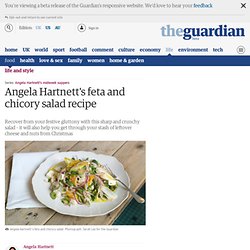 Angela Hartnett's feta and chicory salad recipe