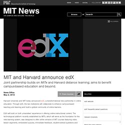 and Harvard announce edX