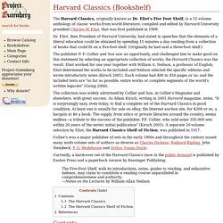 Harvard Classics (Bookshelf)