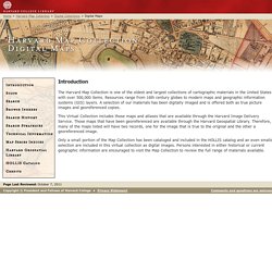 Map Collection Digital Maps - Harvard College Library - StumbleUpon