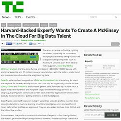 Harvard-Backed Experfy Wants To Create A McKinsey In The Cloud For Big Data Talent