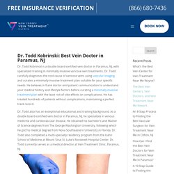 Who is the Best Vein Doctor in Paramus, NJ?