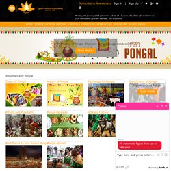 Pongal: Four Day Harvest festival of for Sun God in Tamil Calendar