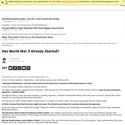 Has World War 3 Already Started?