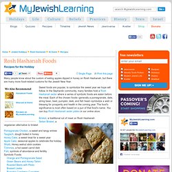 Rosh Hashanah Foods