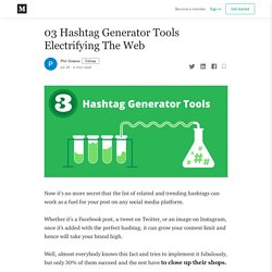 03 Hashtag Generator Tools Electrifying The Web