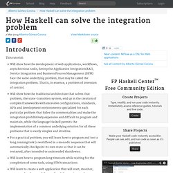 How Haskell can solve the integration problem