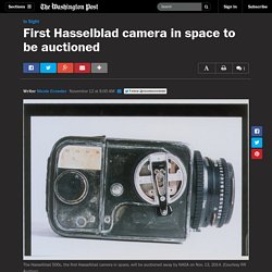 First Hasselblad camera in space to be auctioned