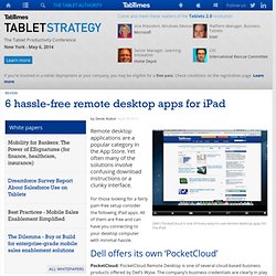 6 hassle-free remote desktop apps for iPad