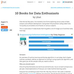 10 Books for Data Enthusiasts