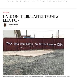 Hate on the Rise After Trump’s Election