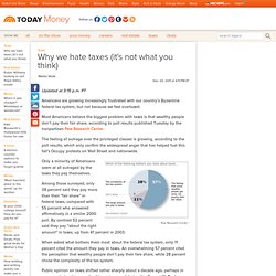 Why we hate taxes (it's not what you think)