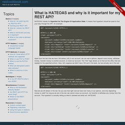 What is HATEOAS and why is it important?