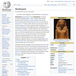 Hatshepsut - Wikipedia