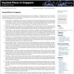 Haunted Places in Singapore - Spooky Corner