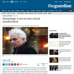 Hauntology: A not-so-new critical manifestation