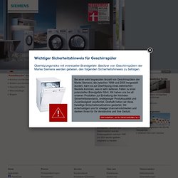Siemens-Hausgeräte Deutschland - studioLine_Infoseite1