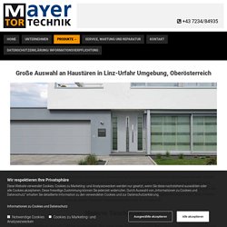 Haustüren - Mayer Tortechnik GmbH Linz-Urfahr