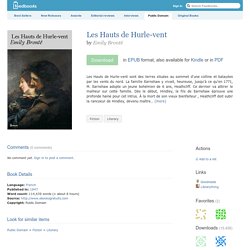 Les Hauts de Hurle-vent - Emily Brontë