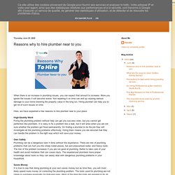 Havafix: Reasons why to hire plumber near to you