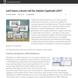 Let’s have a drum roll for Adobe Captivate 2017!