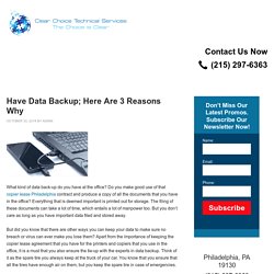 Have Data Backup; Here Are 3 Reasons Why
