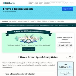 I Have a Dream Speech Study Guide