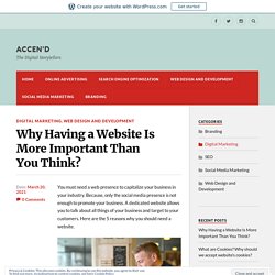 Why Having a Website Is More Important Than You Think?