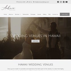 Wedding Venues In Hawaii