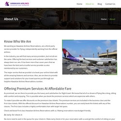 To Book Cheap Flights, Contact at Hawaiian Airlines Reservations Number