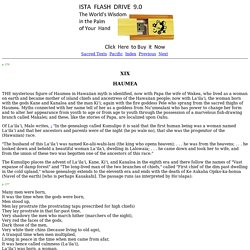 Hawaiian Mythology: Part Two: Children of the Gods: XIX. Haumea
