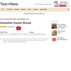 Hawaiian Sweet Bread Recipe: How to Make It