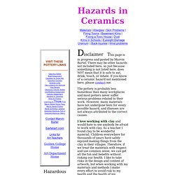 Hazards in Ceramic