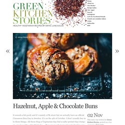 Hazelnut, Apple & Chocolate Buns