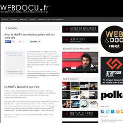 WEBDOCU.fr, webdocumentaires et nouvelles formes de reportage