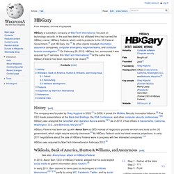 HBGary - Wiki