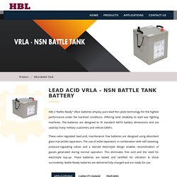hblbatteries- LEAD ACID VRLA – NSN BATTLE TANK BATTERY
