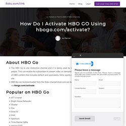 HBO Go channel activation