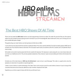 HBO online
