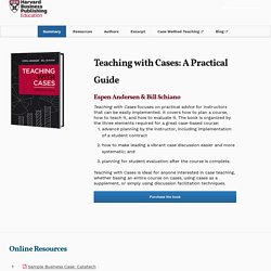 HBP - Teaching with Cases