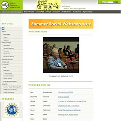 HCIL - Summer Social Webshop