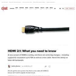 HDMI 2.1: What you need to know
